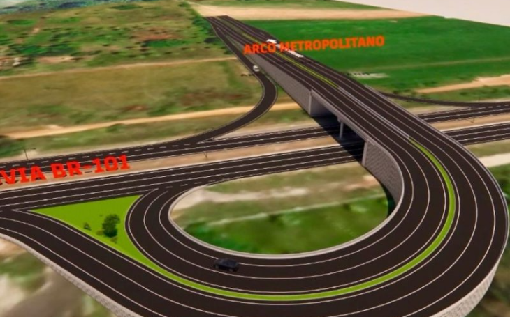 Obras do Arco Metropolitano causam bloqueios na BR-230, em Santa Rita