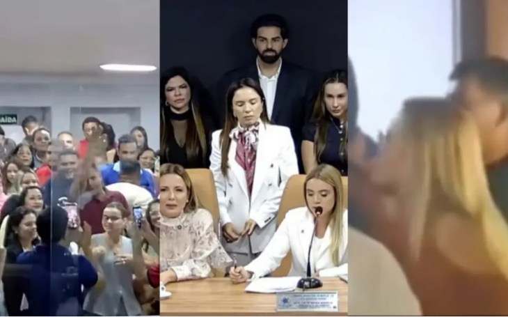 Retorno dos trabalhos na Câmara de Bayeux é marcado por confusão entre apoiadores de Tacyana Leitão, vereadores e populares