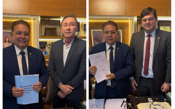 Deusdete Queiroga e Taciano Diniz se inscrevem para disputar vagas abertas no TCE