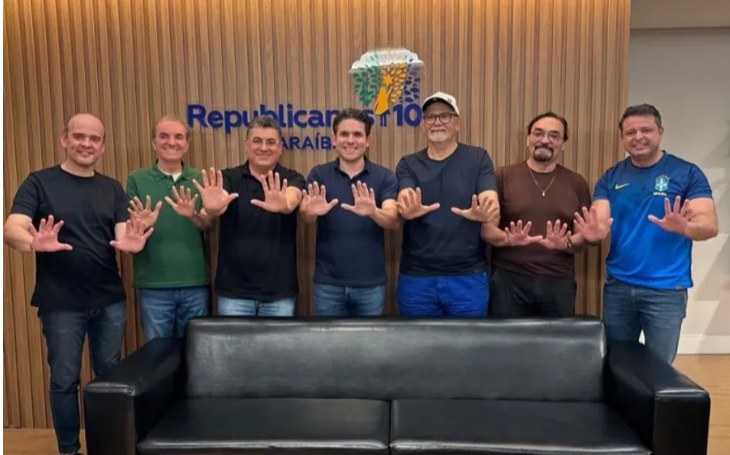 Hugo reúne vereadores do Republicanos em João Pessoa e reafirma partido com Lucas, João e Nabor