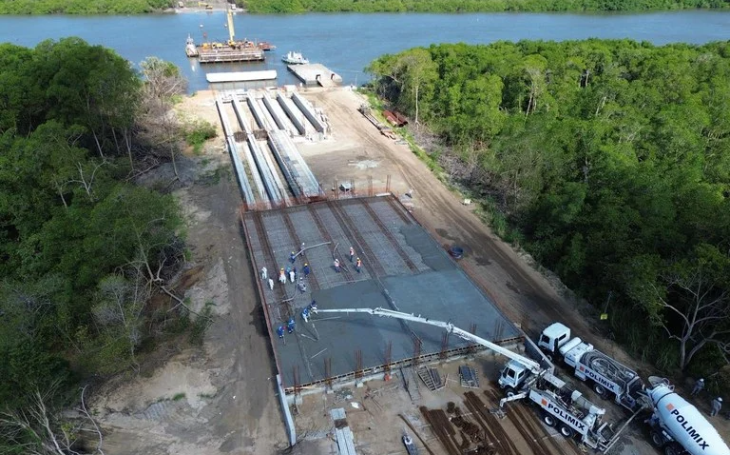 Ponte do Futuro chega a 35% e deve acelerar nos trechos fora d’água, diz Deusdete; entrega segue mantida para 2026