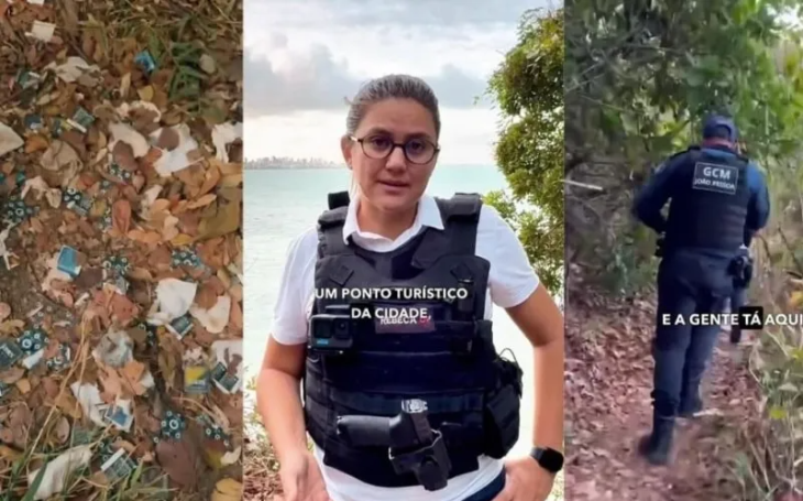 "Vai continuar fazendo os vídeos que gosta", diz secretário ao retirar Capitã Rebeca da fiscalização da Guarda