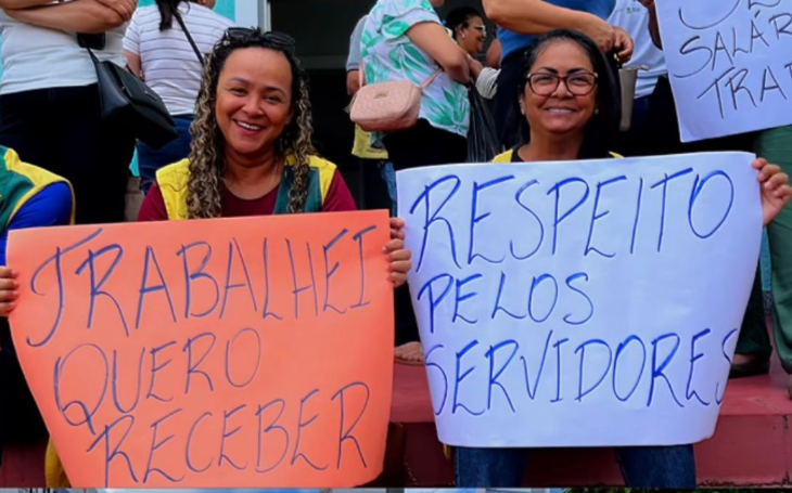 Com crise "crônica" na saúde, servidores protestam pela 4ª vez este ano em Campina Grande
