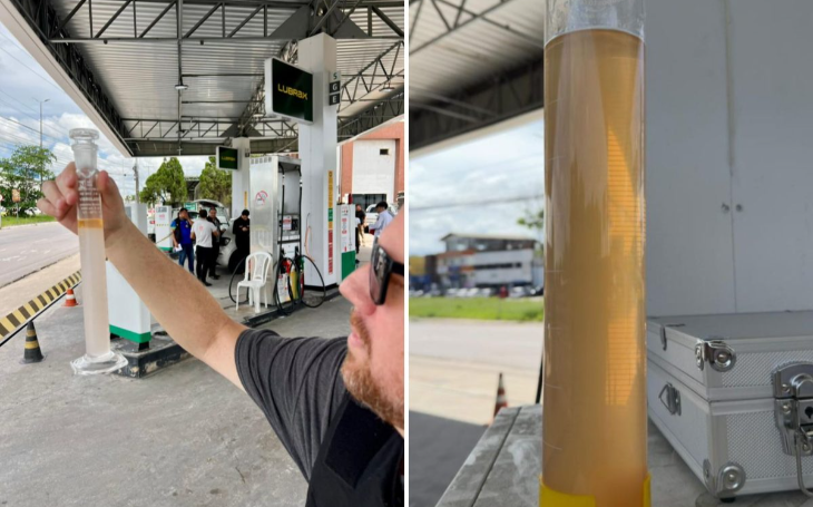 Posto vende gasolina com apenas 14%, provoca pane em carros e é interditado em João Pessoa