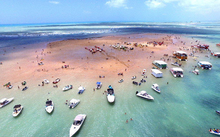 Ministério Público recomenda à Sudema proibir visitação noturna e uso de som em Areia Vermelha