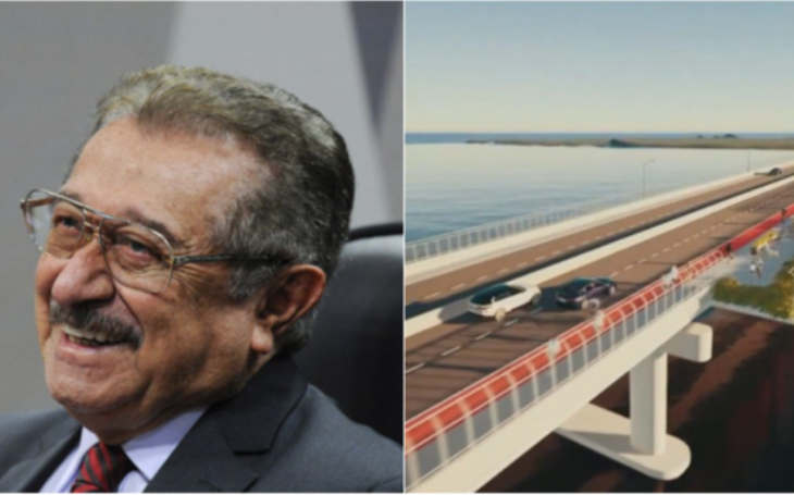 João Azevêdo homenageia governador José Maranhão com o nome da Ponte do Futuro