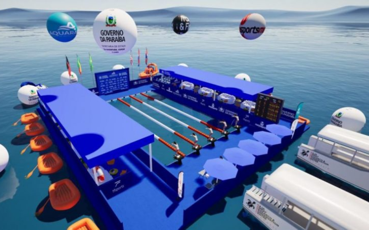 Paraíba World Beach Games vai receber piscina flutuante em alto mar
