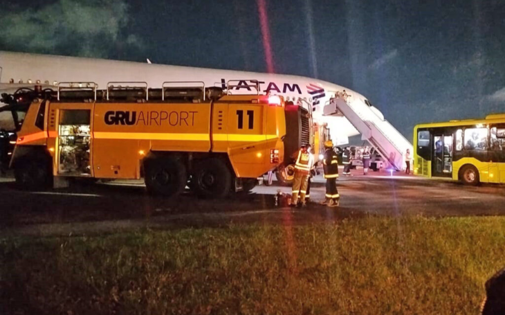 Avião da Latam aborta decolagem quando já iniciava subida em Guarulhos; "foi um terror", diz passageira