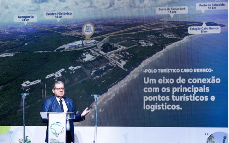 João Azevêdo apresenta Polo Turístico Cabo Branco a investidores e lideranças internacionais em evento da ONU