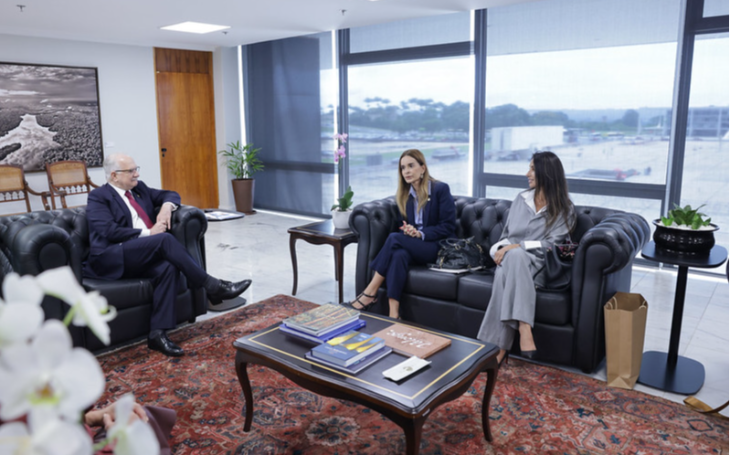 Presidente do STF e senadora Daniella Ribeiro discutem combate ao feminicídio