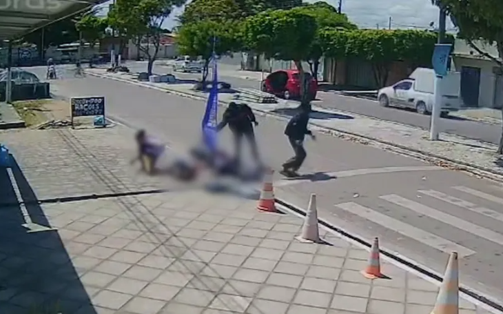 Homem é morto a tiros enquanto deixava filha de 10 anos em escola, em Santa Rita; Vídeo