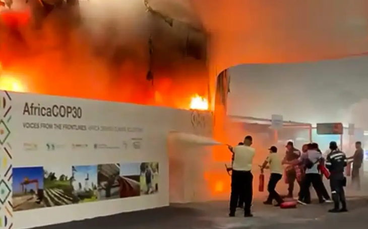 Incêndio atinge pavilhão que recebe a COP30, em Belém