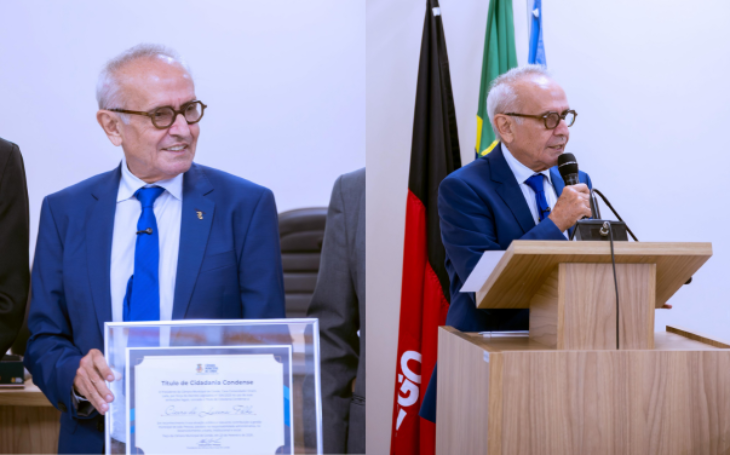Câmara Municipal do Conde concede título de cidadão a Cícero Lucena