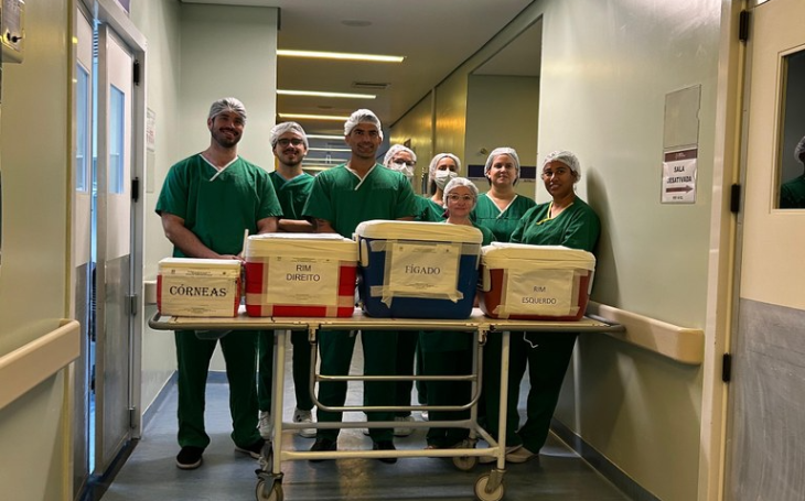 Central de Transplantes registra 6ª doação de múltiplos órgãos de 2026