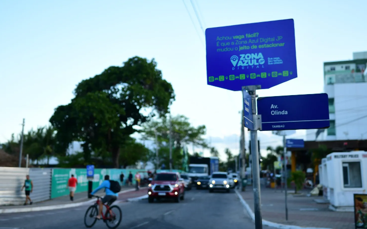 Zona Azul passa a cobrar estacionamento em Cabo Branco, Tambaú e Manaíra, em João Pessoa